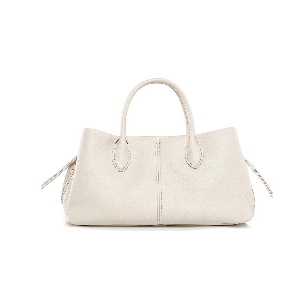 Slack Handbag Fashionable Vegetable Tanned Leather Shoulder Bag Large Capacity Multi-Compartment Women'S Bag Customization