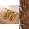 Heart Fashion Modern Shaped Earrings With Gold Plating For Women