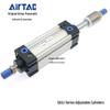 Регулируемый цилиндр AirTAC SAUJ: Размеры 40x25-80x50