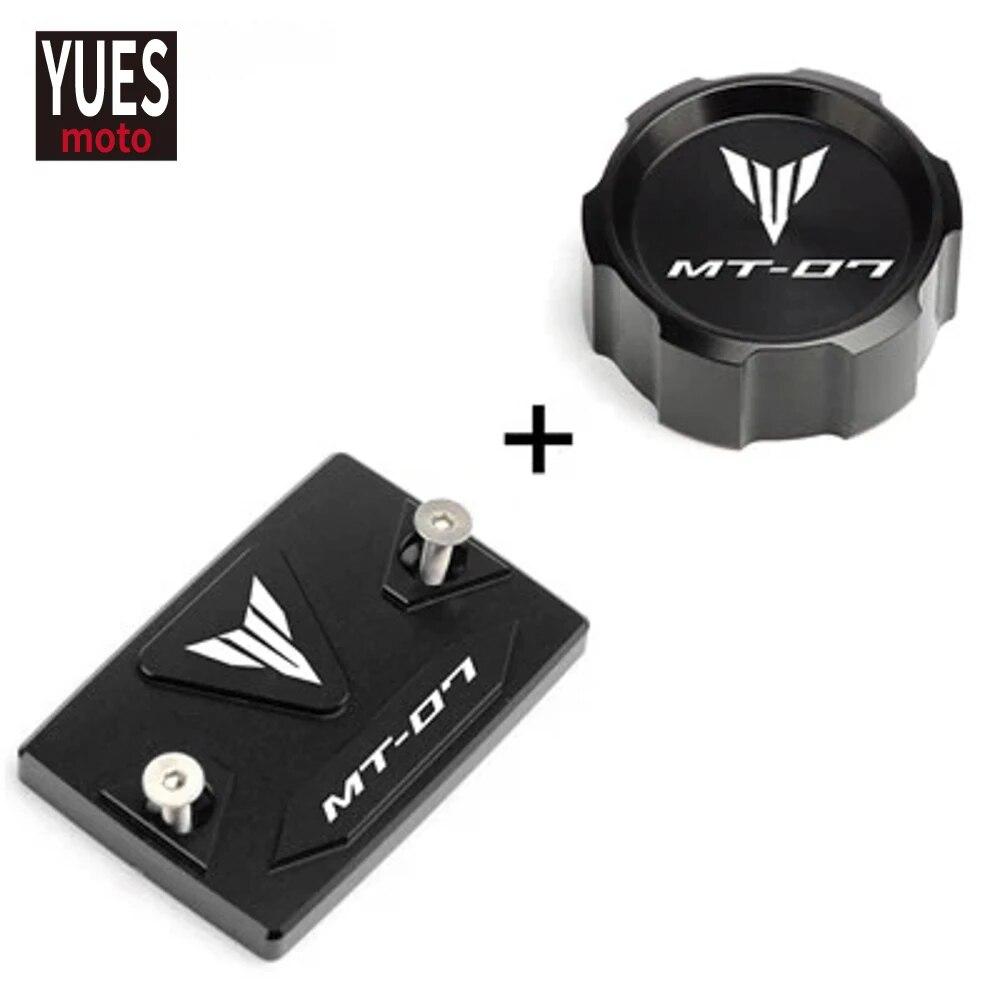 Аксессуары для мотоциклов, передний и задний тормозной цилиндр с ЧПУ, крышка главного резервуара для Yamaha MT-07 MT 07 mt07 2014-