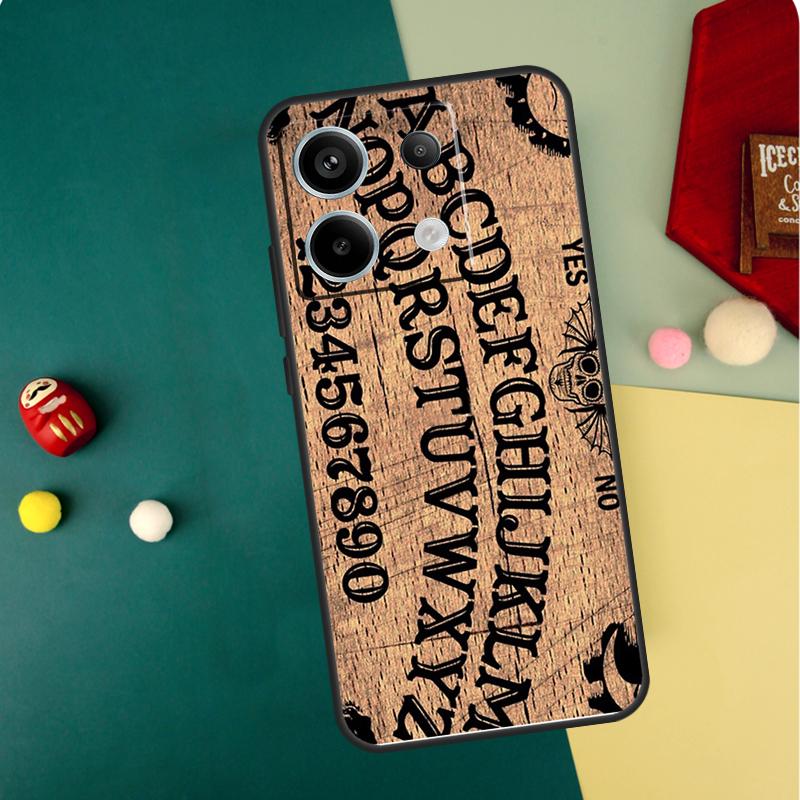 Girly Pastel Witch Goth Ouija Case For Xiaomi Redmi Note 13 Pro 14 12 11 10 15 Pro Plus Redmi 15 14C 13C 10C 12C 15C Funda