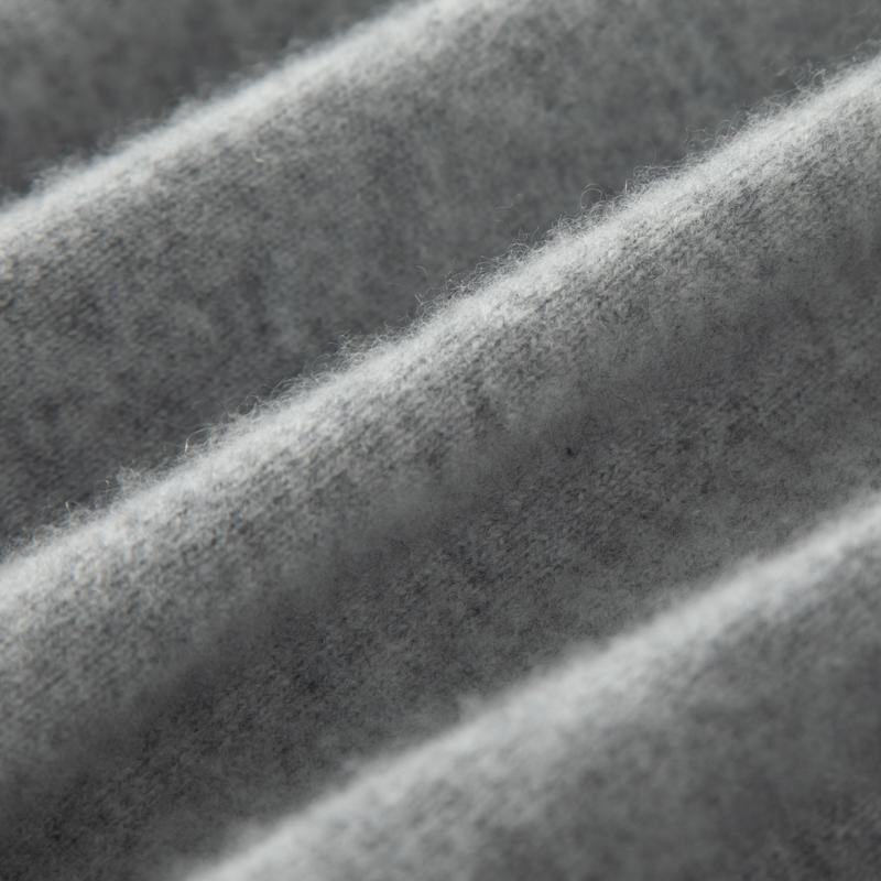 Men's Round Neck Sweater Qinghe Cashmere 100% Cashmere Men's Autumn and Winter Cashmere Soft and Warm