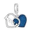 Heart Charm Beads for DIY Bracelet Valentine's Day Mother's Day Jewelry Making
