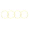 4Pcs Wheel Rim Protector Scratch Resistant Self Adhesive Wheel Rim Guard Trim Rings for 19in Wheel H