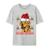 Merry Dogmas Christmas Dog Tshirt Cool Style Graphic Print Tops Cotton Tshirts For Male T Shirt Special Autumn Tees Casual