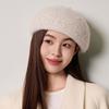 Кашетовый берет Женская осенне-зимняя теплая вязаная шапка Шапка художника