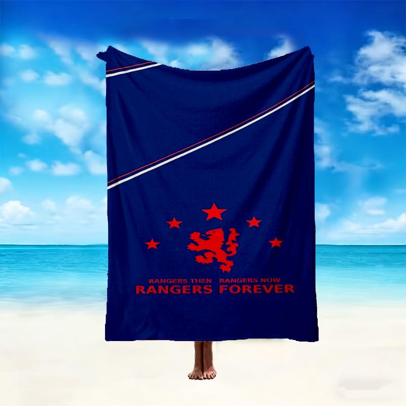 [Rangers FC Blanket] Creative Blanket for Women Men Family Friend on Birthday Mothers Fathers Day Valentines Day