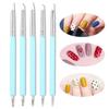 5Pcs/Set Silicone Clay Sculpting Tools For Brush Modeling Dotting Nail Art Pottery Clays Tool Diy Carving Ceramics Sculpture