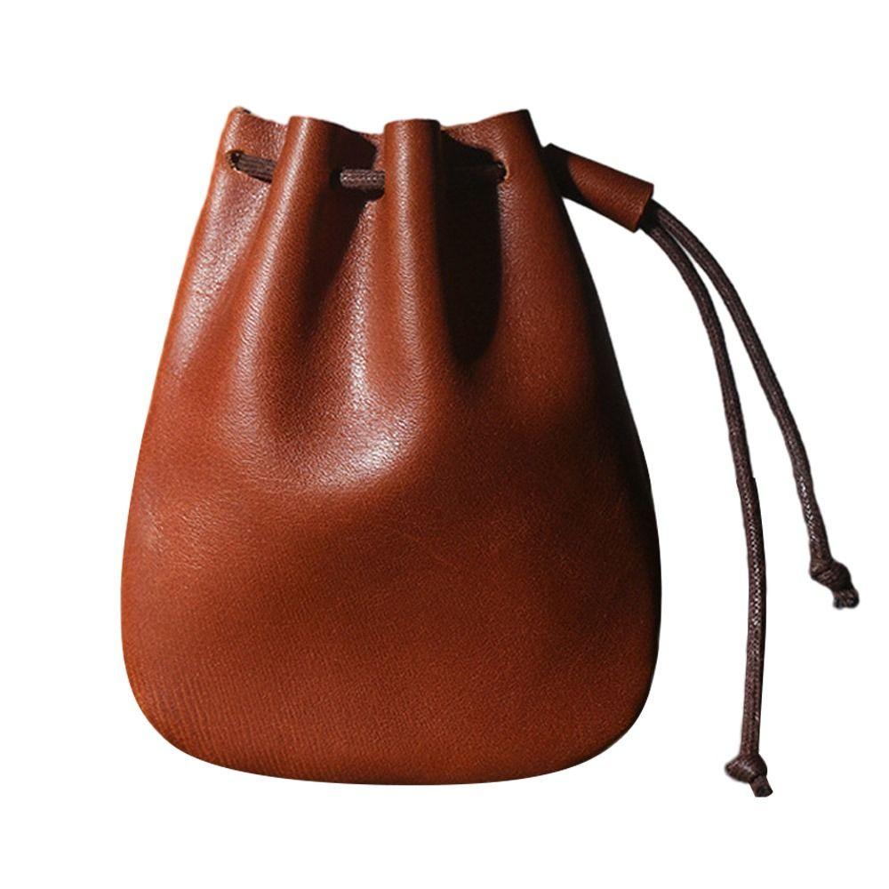 Multicolour Coin Pouch Leather Purse Soft Wallet  Business Trips