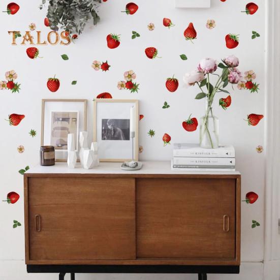 2Pcs/Set Wall Sticker Self-adhesive Decorative Colorfast Attractive Office Living Room Decoration Wall Sticker Household Supplies