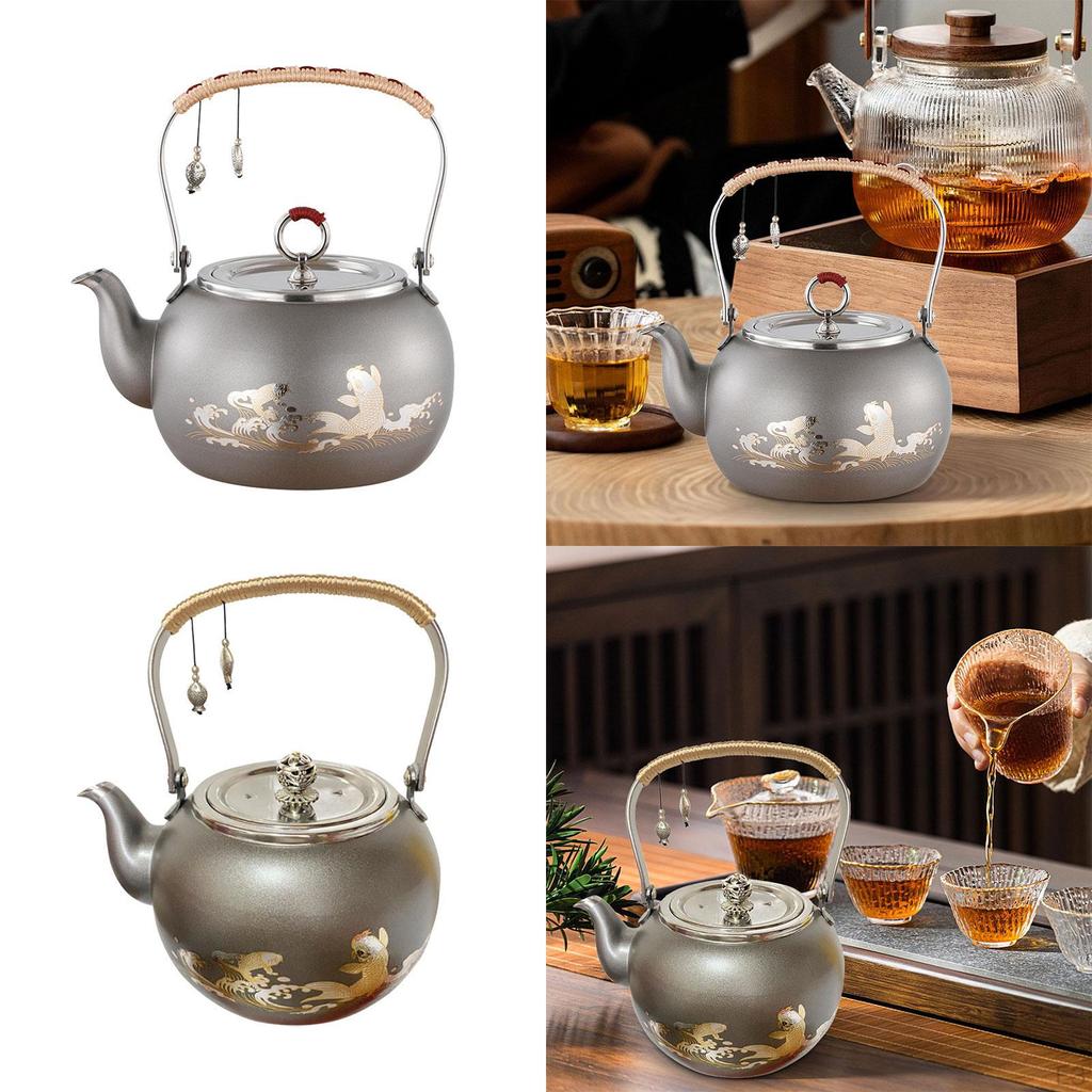 Чайник для заваривания листьев объемом 1,3 л, подарочный чайник для кипячения воды, быстроразогревающийся кофейник, многоцелевой