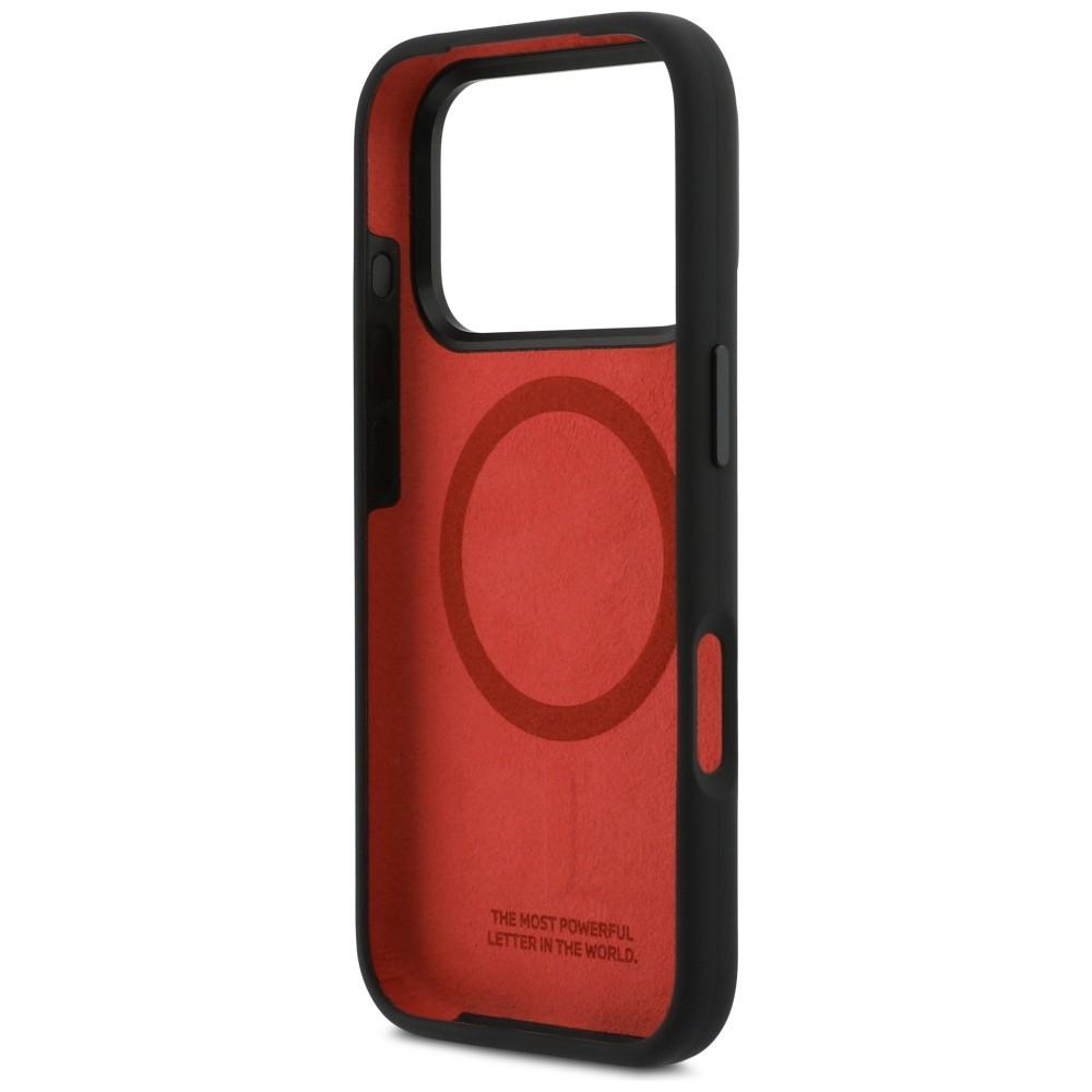 BMW M Silicon Horizontal Line MagSafe Case for iPhone 17 Pro Black