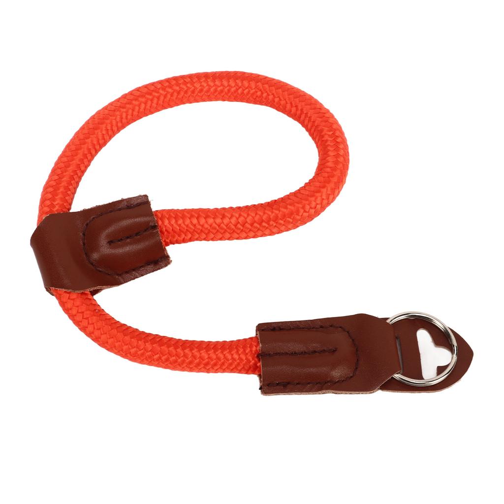 Camera Wrist Strap Round Rope Quick Release Camera Hand Strap for DSLR SLR Mirrorless Orange