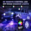 RGB музыкальная ритм-подсветка шасси автомобиля для внедорожников