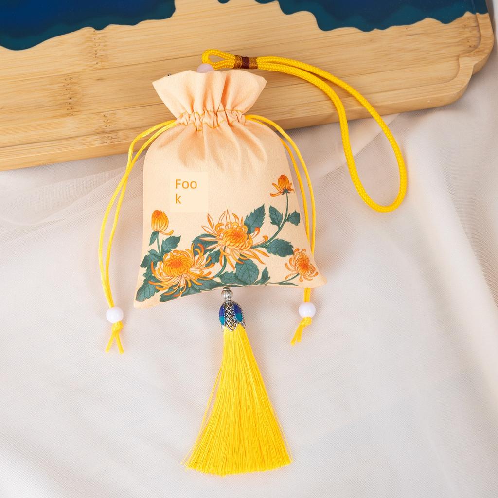 Dragon Boat Festival Sachet Perfume Bag Bag Bag Handmade DIY Pendant Mosquito Repellent Bag Argy Wormwood Chinese Ancient Style Pouch Embroider Empty