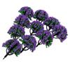 Artificial Model Trees Train Railroads Forest 10pcs Plastic Decoration