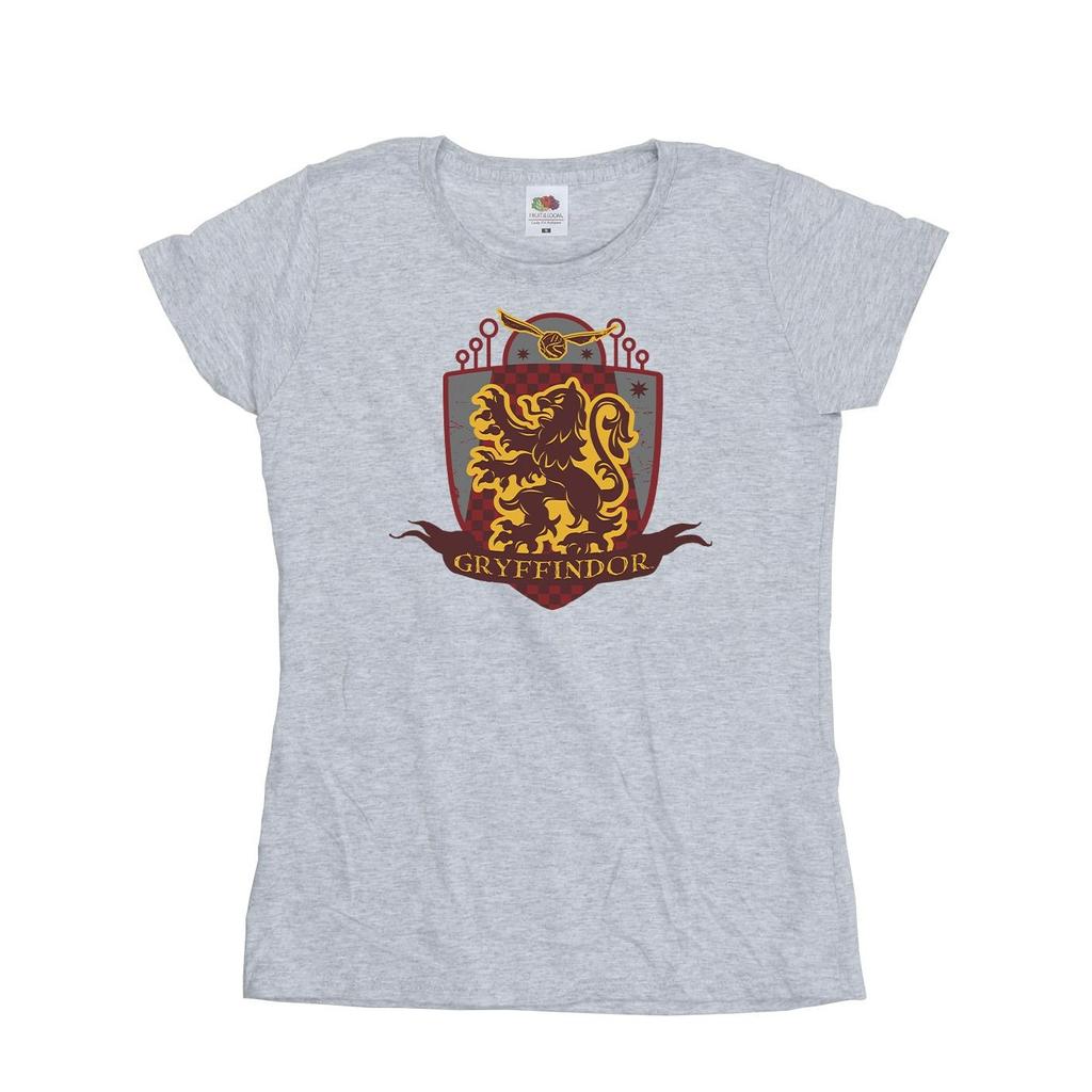 Harry Potter Womens/Ladies Gryffindor Chest Badge Cotton T-Shirt
