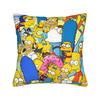Pillow Cover SSimpsons Family Haunted House Halloween  Vintage Pillow Case For Sofa Bedroom Home Decor Pillowcases
