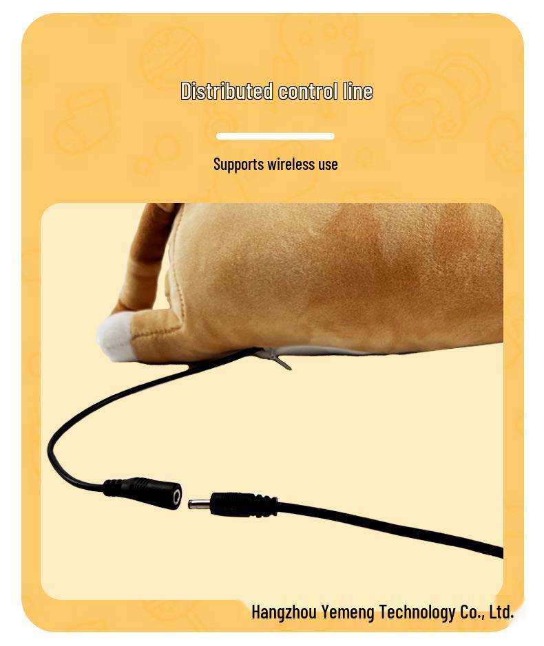 USB-нагреваемая кукла-кошка, подушка - Плюшевая греющая подушка