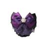 Pearl Bowknot Spring Clip Ribbon Hair Net Cover Elegant Bun Snood  Bank