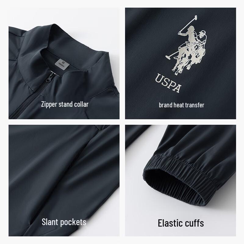 U.S. Polo Assn. Мужская легкая куртка для защиты от солнца