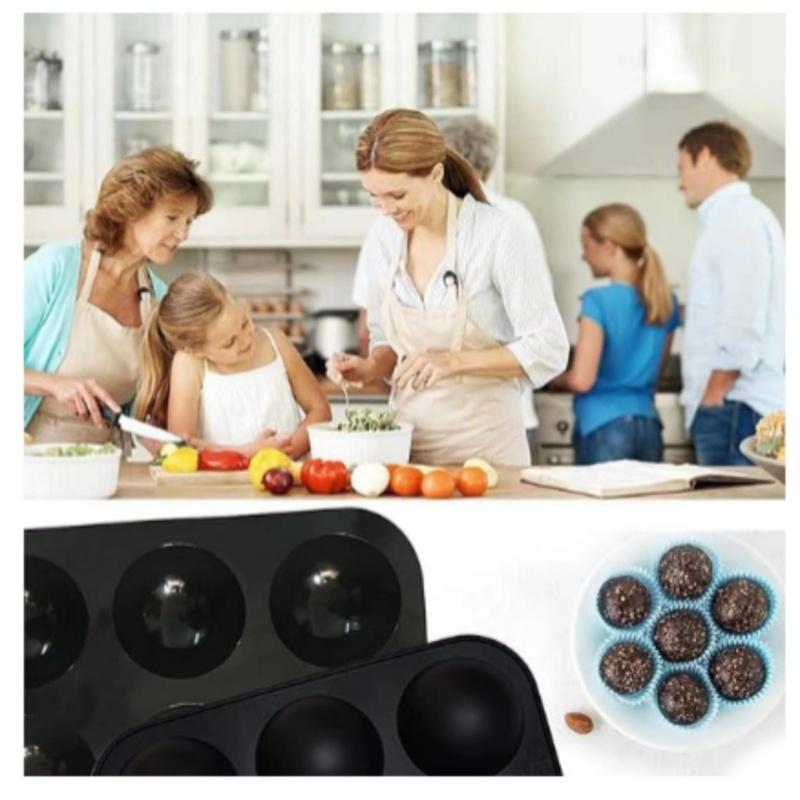 Полусфера, силиконовая форма для выпечки, 3D формы для выпечки, шоколад, полушар, сфера, форма для кексов, форма для кексов, торт, сделай сам, маффин, кухонный инструмент