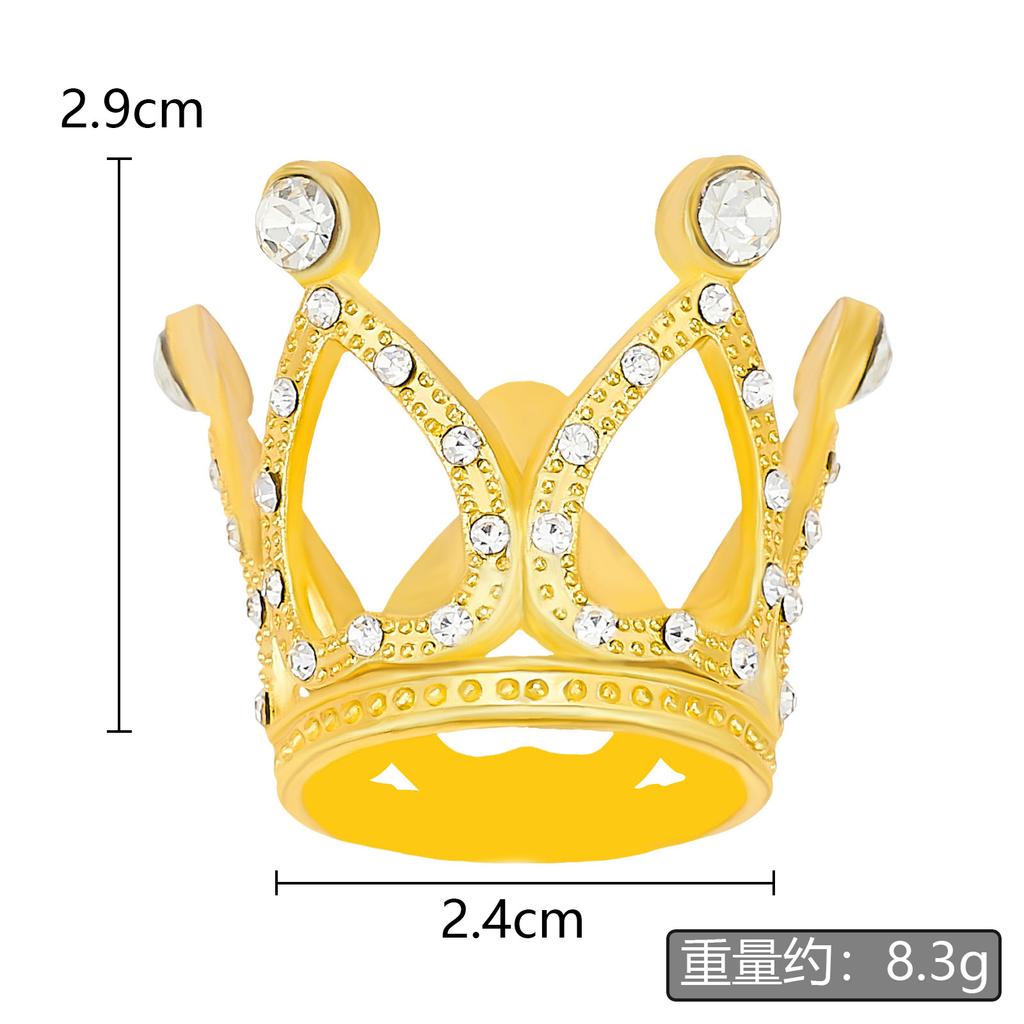 1/50pcs Mini Crown Cake Decoration Tiny Baby Small Pearl Tiara Crown Princess Topper Children Hair Ornaments Party Cake Decors
