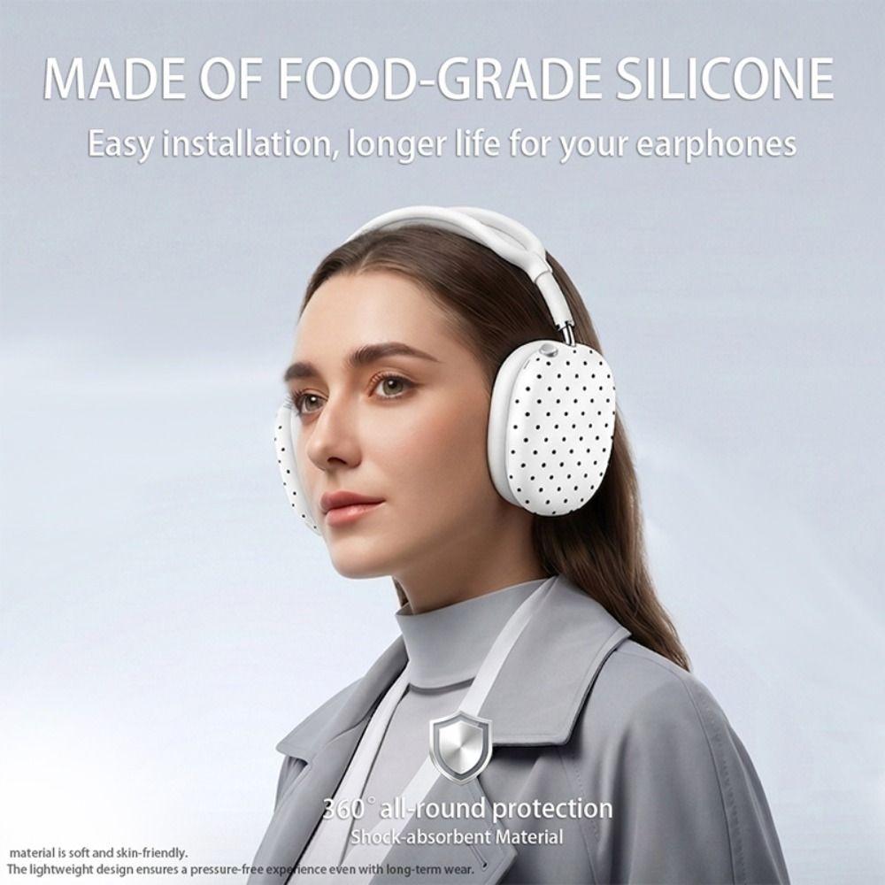 4Pcs Shockproof Headphone Protective Cover Headphone Accessories for AirPods Max 2/AirPods Max