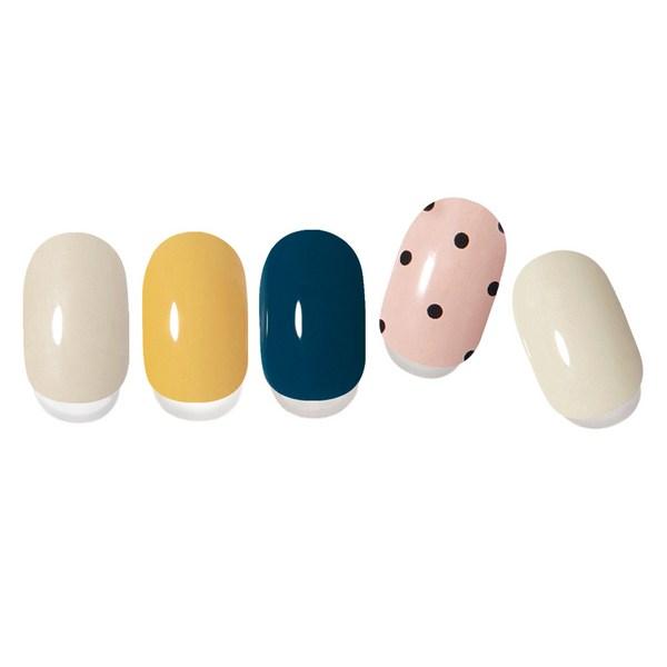 Edge U Shop Gel Attaching Gel Nails, Polka Dots for Your Taste, 1 Piece
