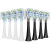 Iemegumi Replacement Brushes for Sonicare Electric Compatible with Philips Toothbrushes Toothbrushes, (Green, 8-Pack)