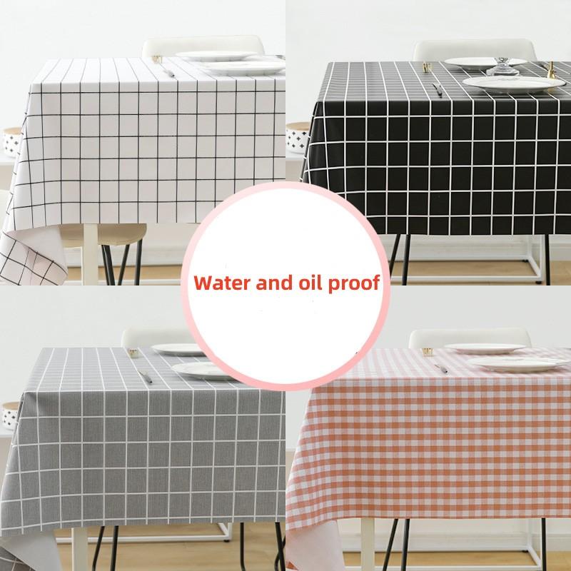 Роскошная высококачественная водонепроницаемая и маслостойкая скатерть из ПВХ, не требующая мытья, прямоугольный бытовой стол, чайный столик и настольная ткань