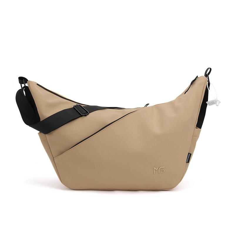 Trend Simple Solid Color Sports Style Large Capacity Dumpling Bag Light Travel Leisure High Sense Messenger Women's Bag