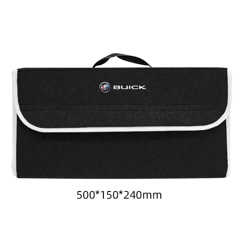 QPM1 Car Trunk Storage Bag Organizer Sundries Stowing Tidying Box For Buick Century Excelle XT Envision Excelle GT Verano Encore