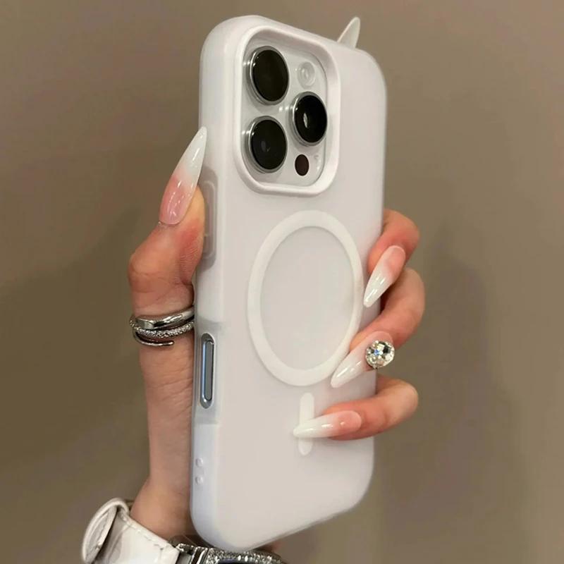 Роскошный чехол-книжка 2-в-1 конфетного цвета с магнитом для Samsung S26 S25 Ultra S24 FE S23 Plus Edge Для Magsafe Беспроводная зарядка Обложка