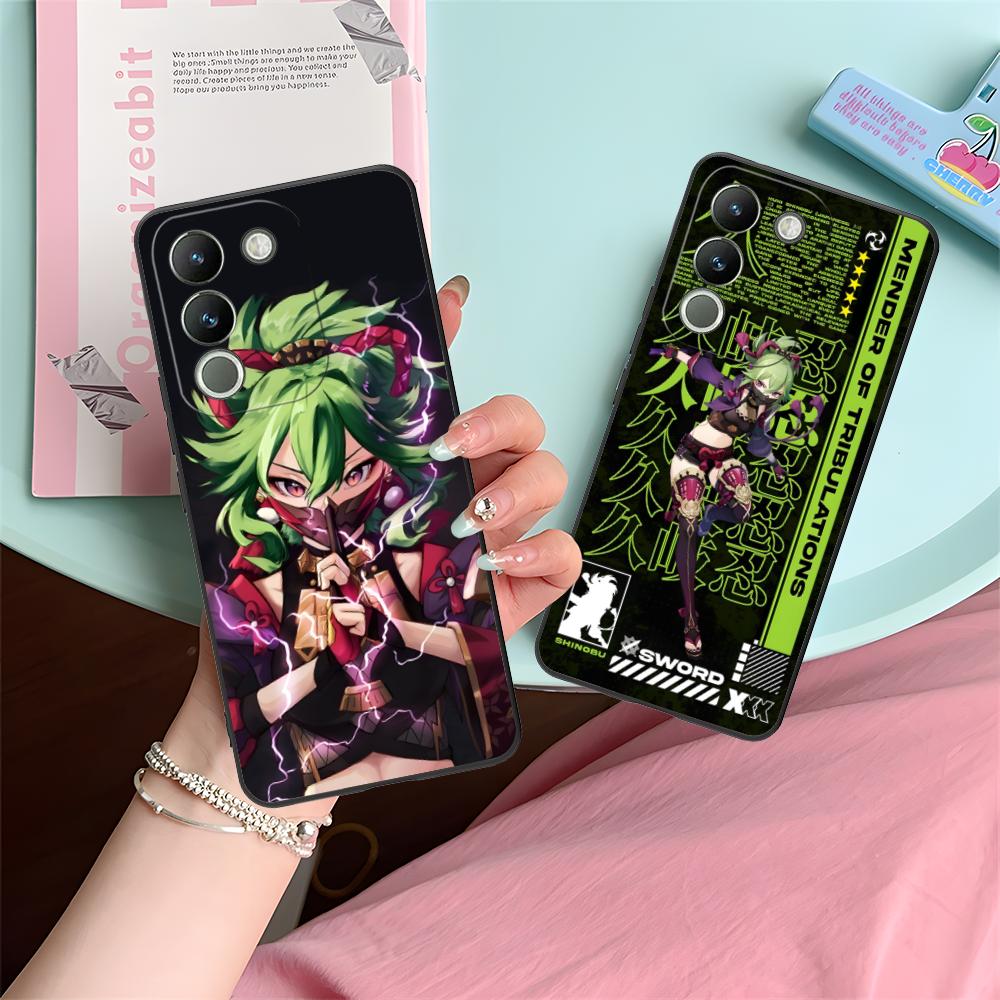 Игровой чехол для мобильного телефона GI Kuki Shinobu для VIVO Y77 76 75 74 73 72 58 56 55 51 50 38 36 Y19 Y18 Y03 Y01 5G с принтом