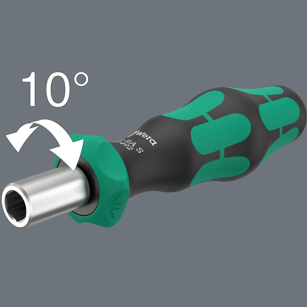 Wera 05051492001 | 838 RA S Ratchet Bit Holder, 6.35mm [Official Japanese Import]