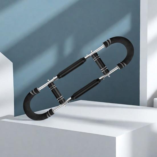 Twister Arm Exerciser with Foam Handle Adjustable Spring Workout Bar Forearm Triceps Muscle Strengthener Chest Expander Portable Home Fitness