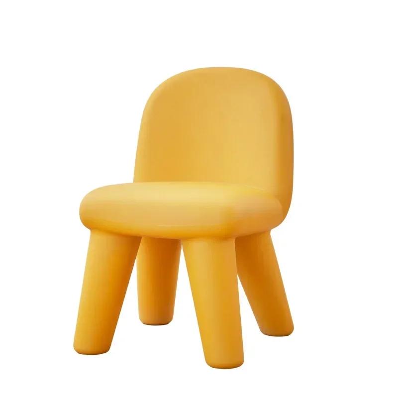Креативный цветной стул для столовой в форме гриба, утолщенный дизайн, можно использовать как кресло для гостиной, кресло для отдыха, бытовой пластиковый табурет для спальни