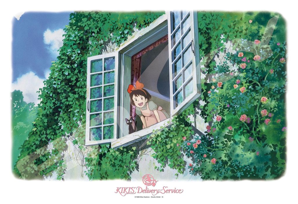 Ensky Studio Ghibli Delivery Service 26 x 38 cm Jigsaw Puzzle 300 Pieces JIGSAW PUZZLE (ENSKY) Kiki's "Tonight I'm Leaving" 300-423