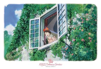 ENSKY Studio Ghibli Доставка 26x38см Пазл 300 ПАЗЛ Служба доставки Кики Сегодня вечером, Пазл, Детали, 300-423