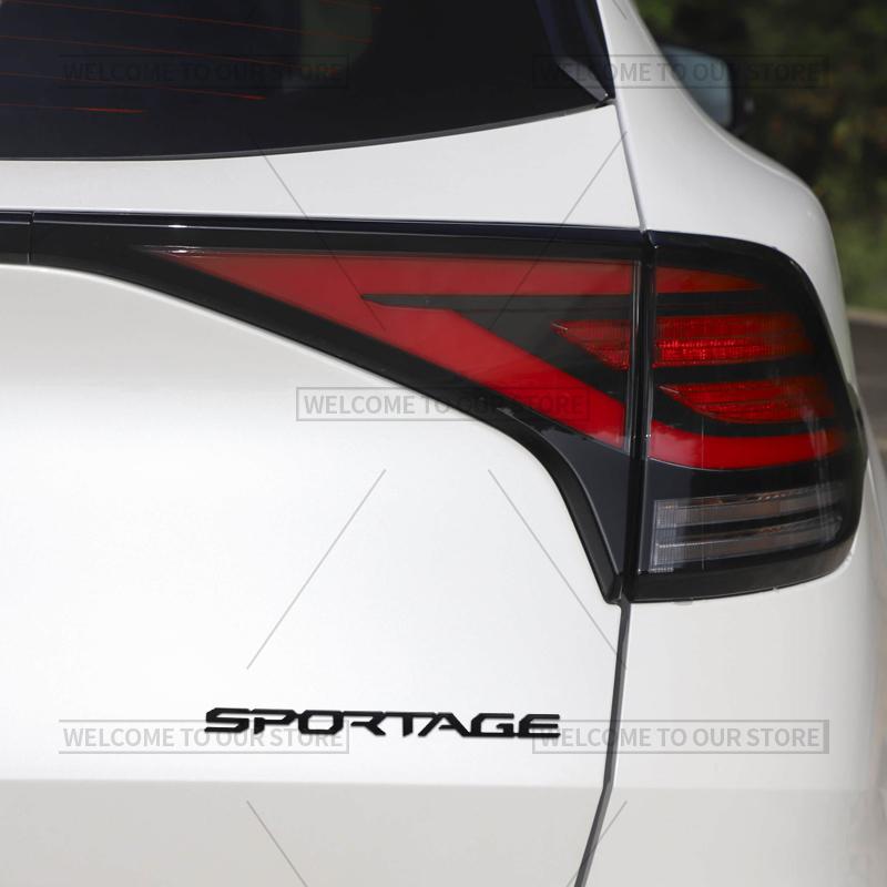 AADP1 3D Car Styling For Kia Seltos Sportage Carnival Letter Emblem GDI Hybrid Badge Metal Stickers Rear Trunk Decals Auto Accessories