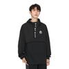 Мужская куртка свободного покроя с капюшоном и принтом букв серии Li Ning Wade, черная AFDR363-4