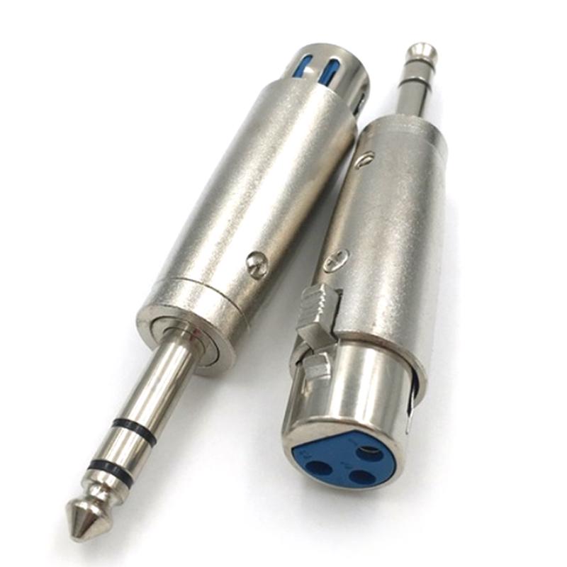 3-контактный разъем Xlr с гнездом 1/4 6,35 мм, стерео штекер Trs, аудиокабель, адаптер для микрофона