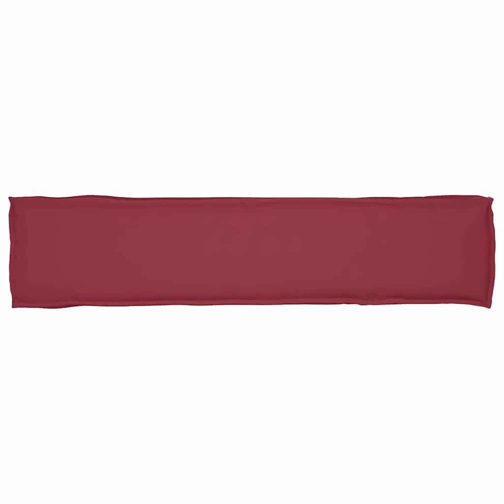 Pallet Cushion Wine Red 180 x 40 x 8 cm Oxford Fabric