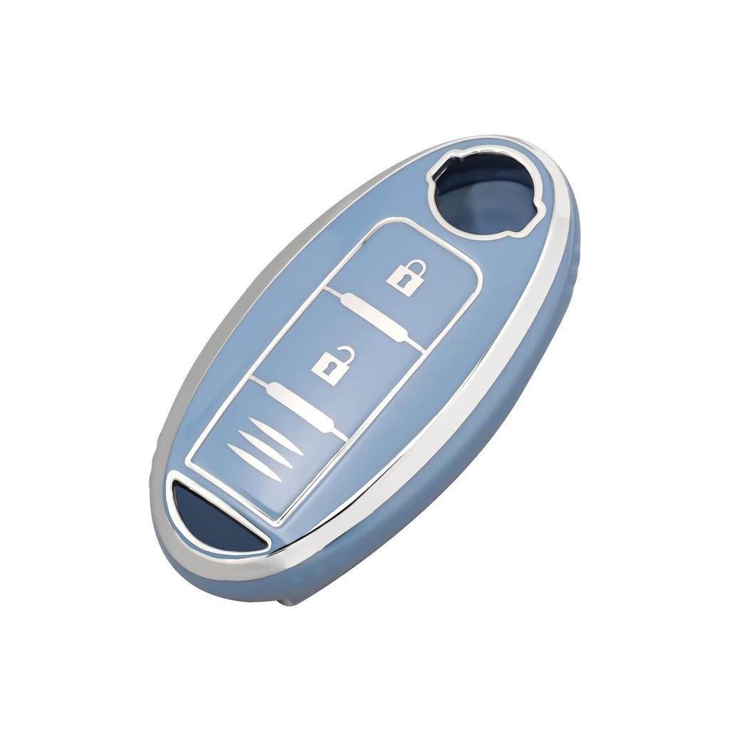 Чехол для смарт-ключа OFFCURVE, Чехол для ключа, 3 кнопки, Ударопрочный, Устойчивый к царапинам, Брелок, Стильный, Текстурированный, Высококачественный,