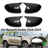 Для Renault Duster 2018 -2024 Пластик ABS Автомобильное Зеркало Заднего Вида Боковое Зеркало Крышка Накладка На Крыло Внешняя Отделка Двери Клейкая Наклейка