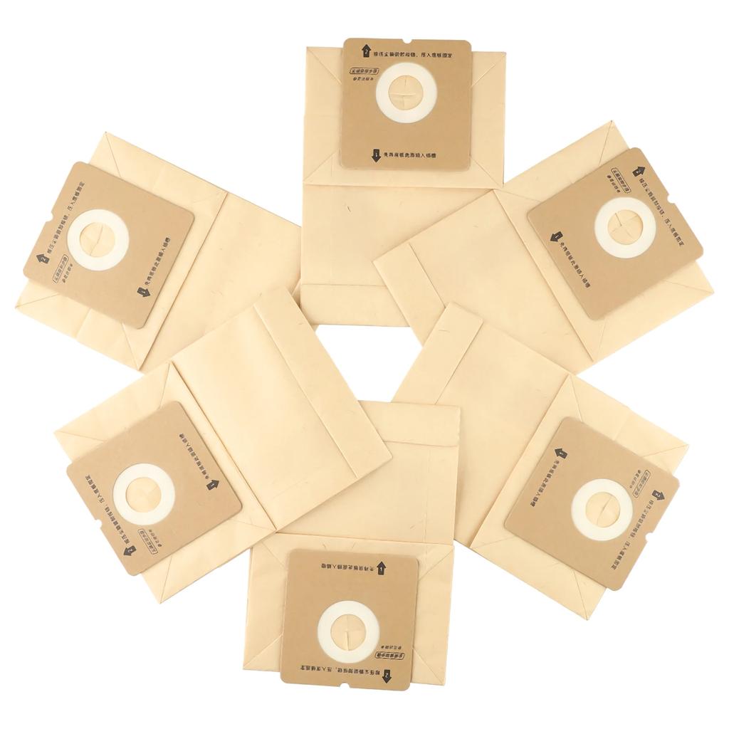 6 шт. пылесборники для пылесоса бумажный пылесборник сменные аксессуары для робота ZR0049/ZR0007 пылесборники запасные части