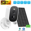 4MP WiFi PTZ Outdoor Low Power Security IP Camera With Solar Panel Recharge 4800mAh Battery AI Human Detect iCSee
