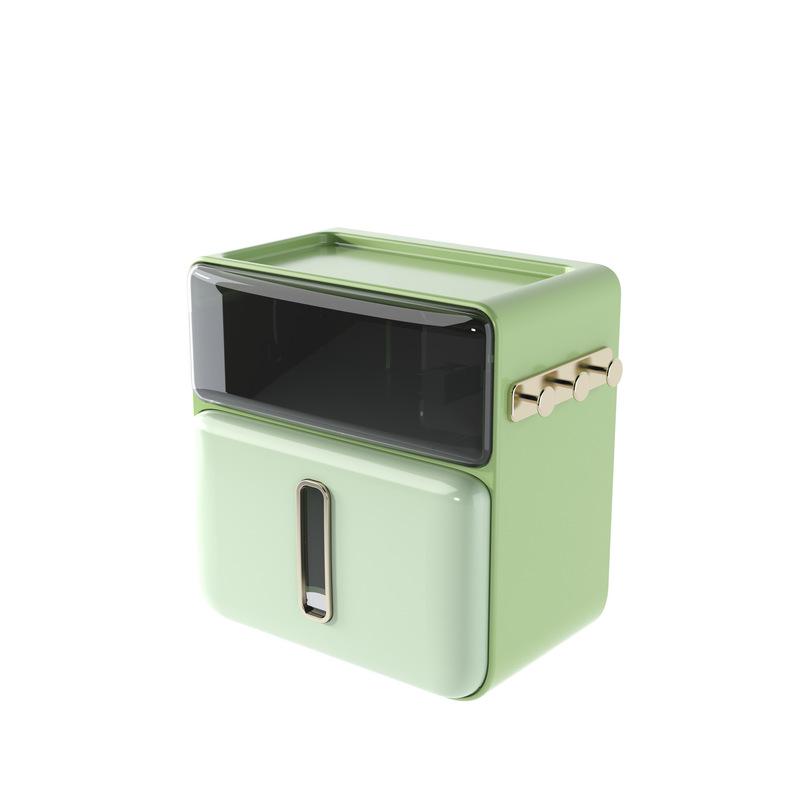 Настенная коробка для салфеток, водонепроницаемая коробка для хранения туалетной бумаги, настенная коробка для салфеток, держатель для туалетной бумаги в стиле ретро