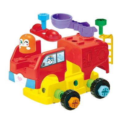 Anpanman Свежесобранный DIY Он будет блестеть Он будет говорить Рабочий автомобиль Neji Neji Shobosha